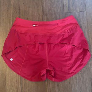 Lululemon Speed Up Mid-Rise Lined Short 4" (S)
